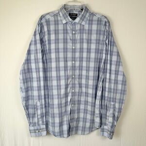 Lauren Ralph Lauren Black Label Shirt Mens XL Slim Fit Performance Stretch Plaid